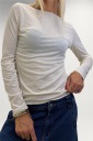 maglia in cashmere blend tinta unita